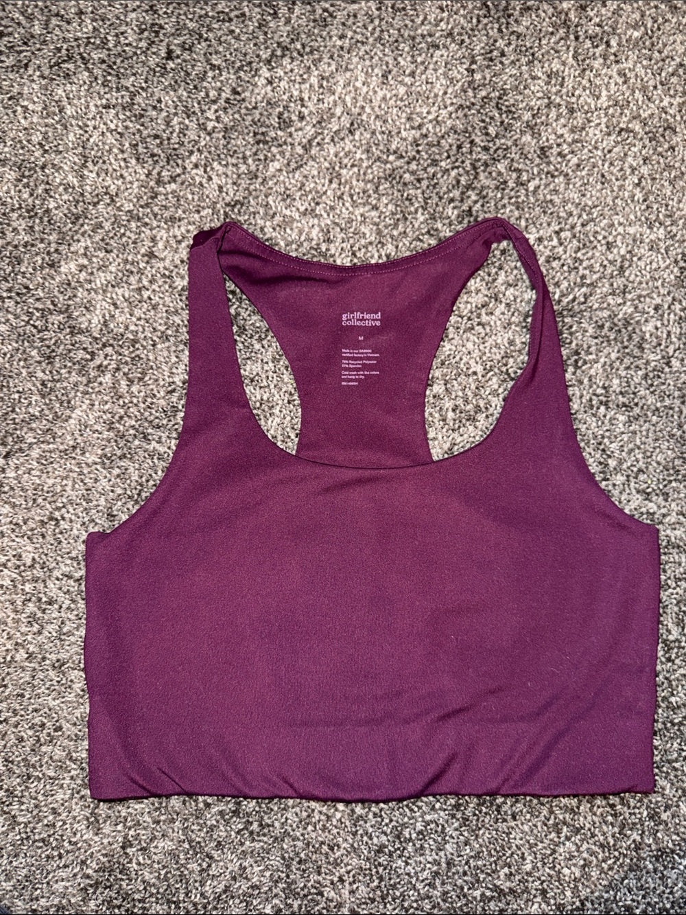 girlfriend collective Palom Racerback Sports Bra
